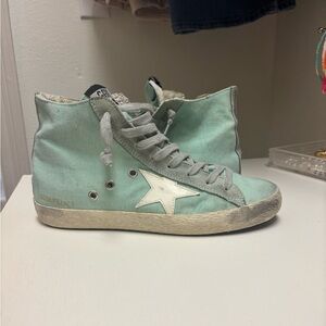 Blue Golden Goose Size 38. Selling because too small.